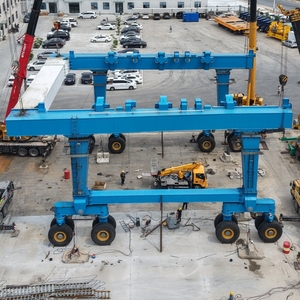 Marine Boat Lift Travel Lift Crane With Mobile Hoist System For Shipyard Vessel Lifting And Handling