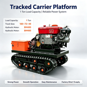 Tracked Platform Vehicle 500kg Load Capacity | Durable Steel Frame for Surveying & Drilling Equipment Mounting