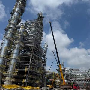 Prefab Petrochemical Steel Structure Custom Industrial Frame Durable for Chemical Refinery Plant Construction Project