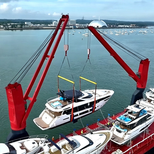 10 20 Ton Hydraulic Marine Deck Handling Cargo Crane for Fishing Vessels Harbor Operations Shipboard Lifting Equipment